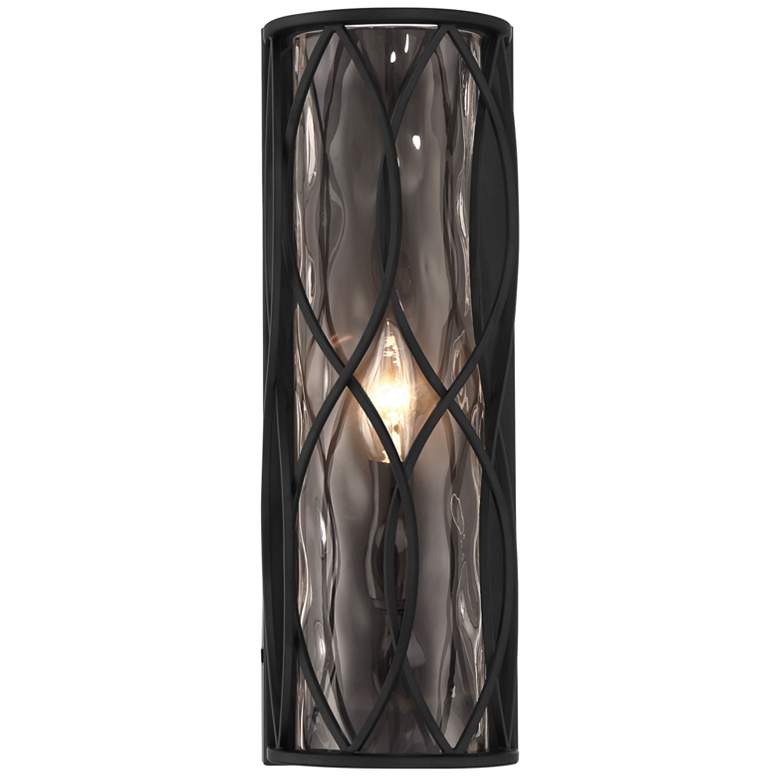 Image 1 Snowden 1-Light Wall Sconce in Matte Black