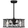 1_Snowden 5-Light LED Fan D'Lier in Matte Black