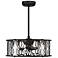 Snowden 5-Light LED Fan D'Lier in Matte Black