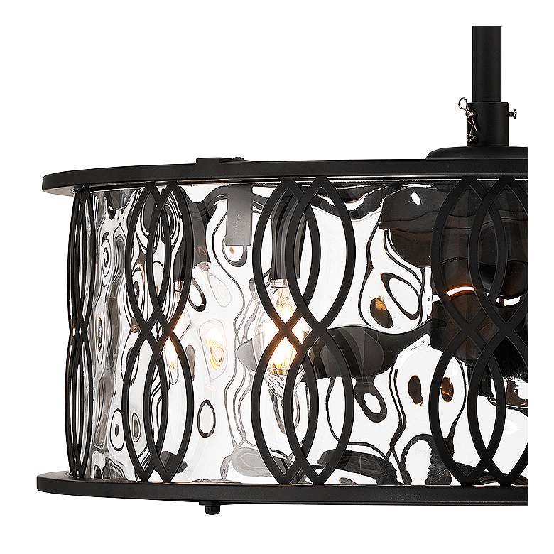 Image 2 Snowden 5-Light LED Fan D'Lier in Matte Black more views