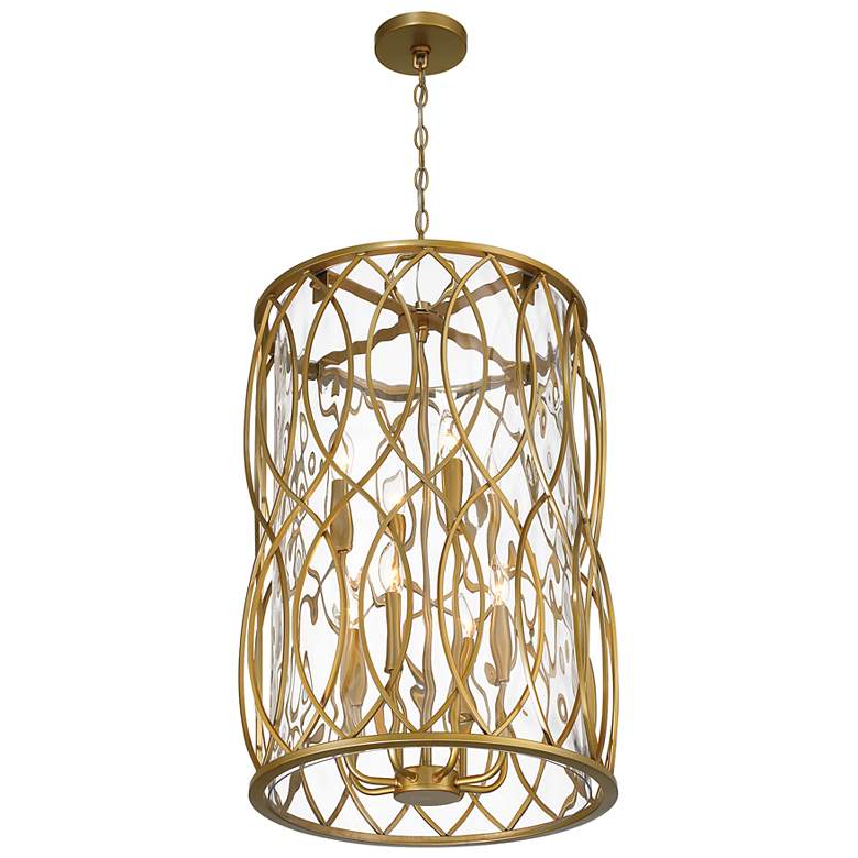 Image 4 Snowden 8-Light Pendant in Burnished Brass more views