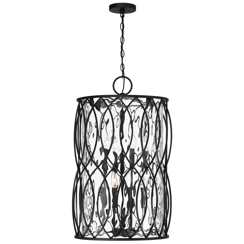 Image 1 Snowden 8-Light Pendant in Matte Black
