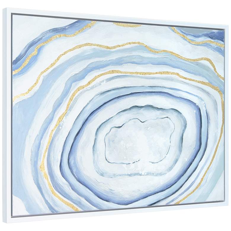 Image 4 Snowey Tunnel 40"H Textured Metallic Framed Canvas Wall Art more views