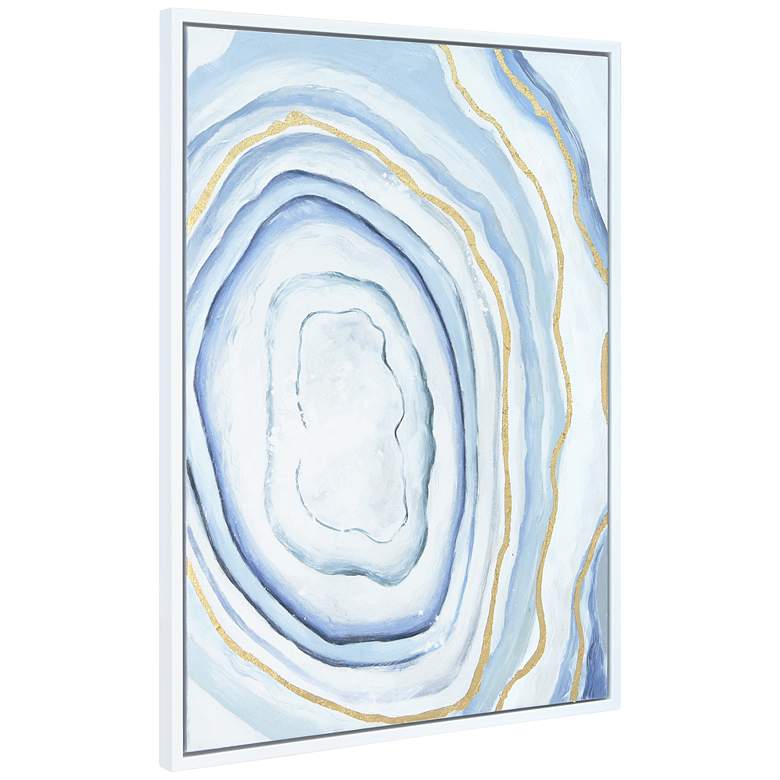 Image 7 Snowey Tunnel 40"H Textured Metallic Framed Canvas Wall Art more views