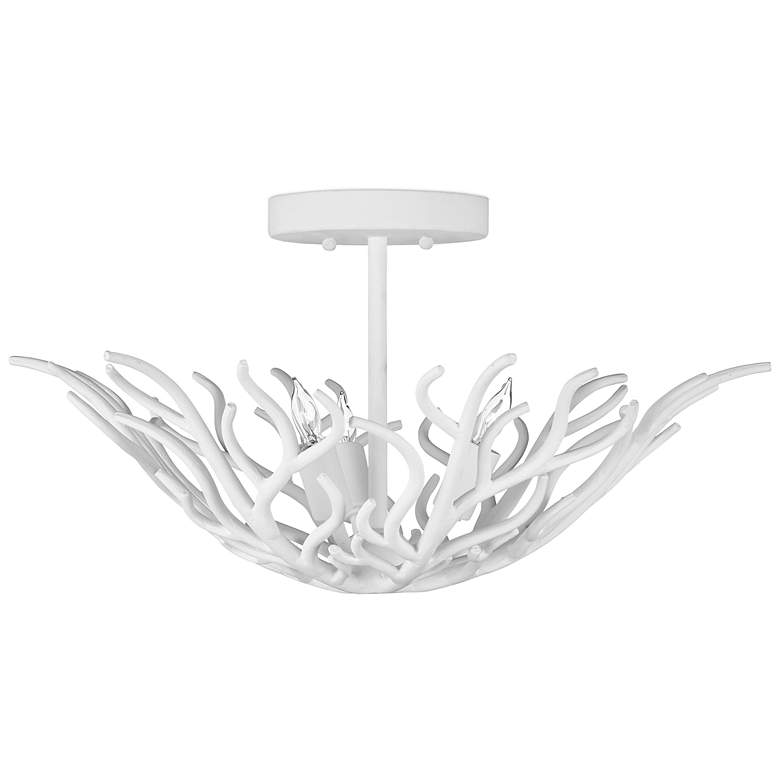 Image 2 Snowfall Semi-Flush Mount more views