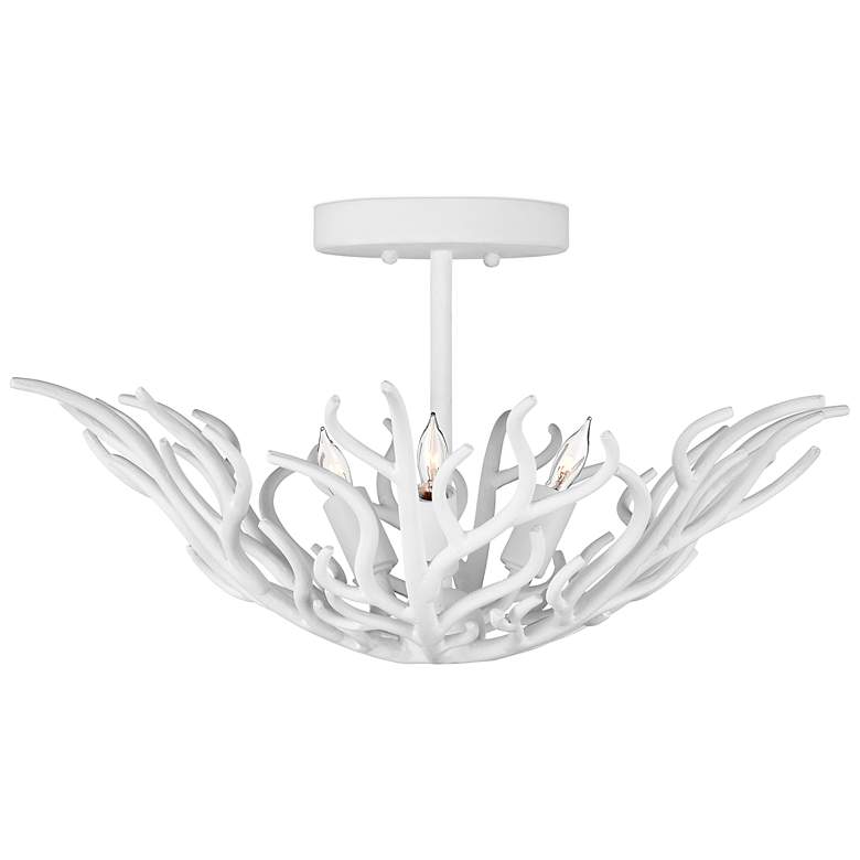 Image 3 Snowfall Semi-Flush Mount more views