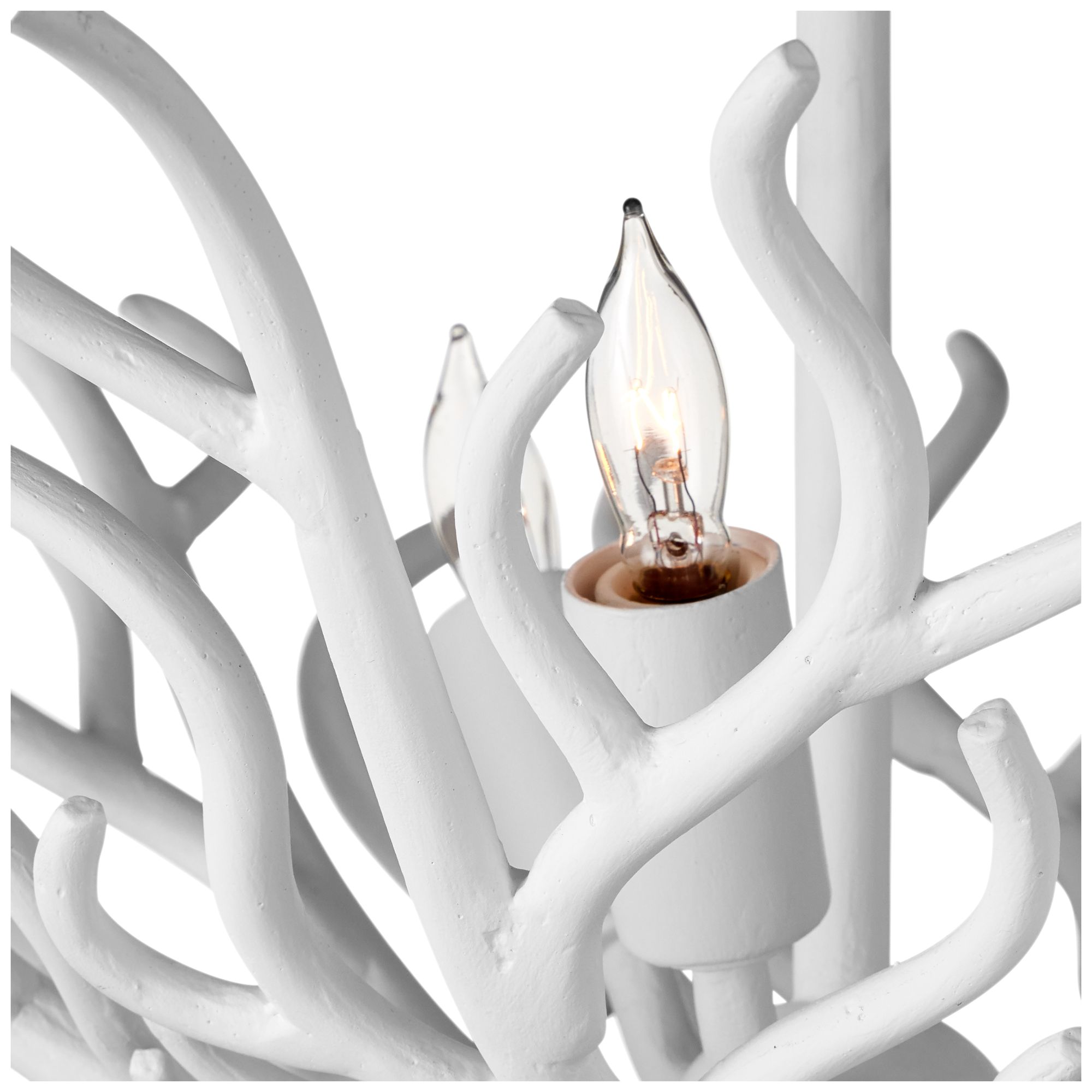 Image 4 Snowfall Semi-Flush Mount more views