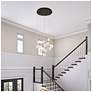 2_Snowflake 23 1/2" Wide Satin Brass LED Multi-Light Pendant more views