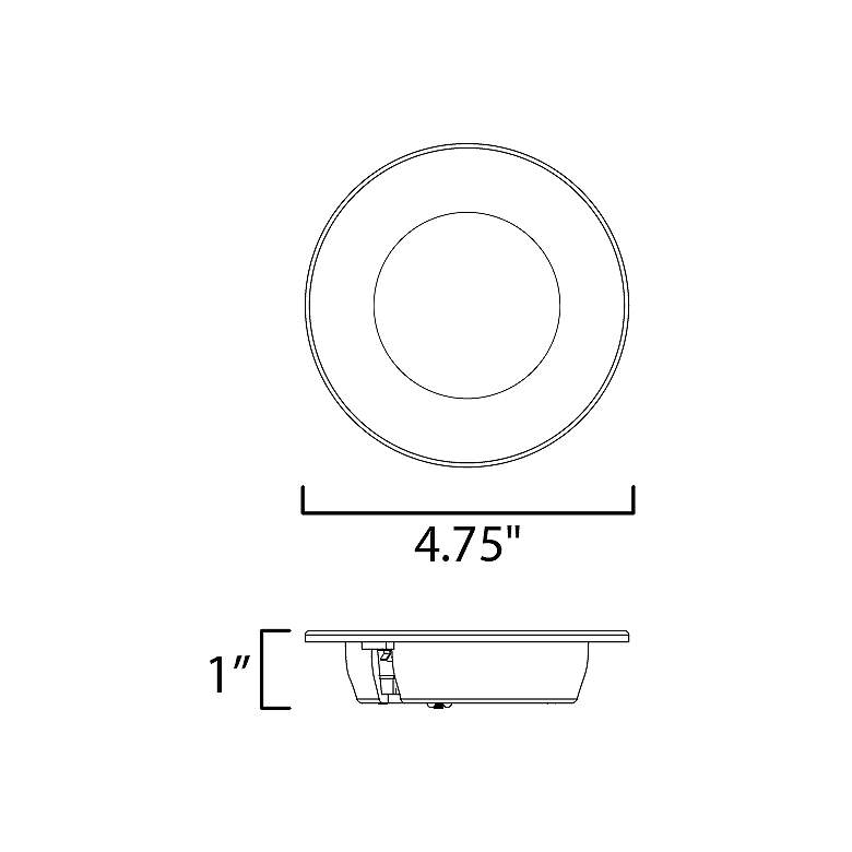 Image 5 Snug 4" LED Recessed DownLight CCT Select White more views
