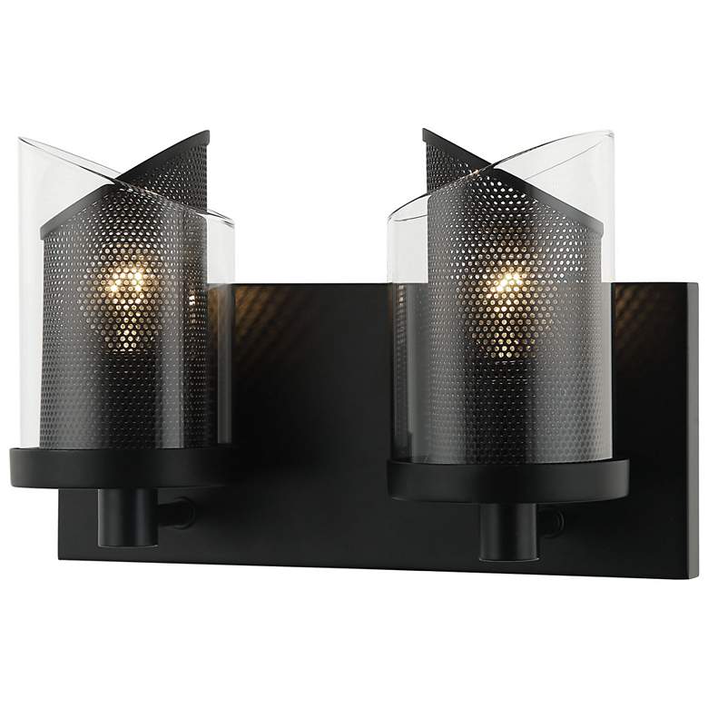 Image 2 So Inclined 2-Lt Bath Light - Black more views