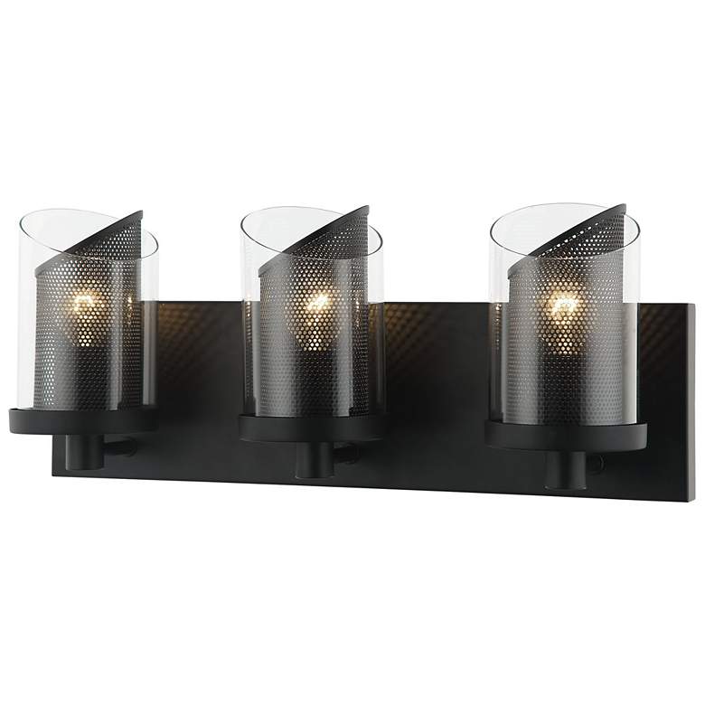 Image 2 So Inclined 3-Lt Bath Light - Black more views