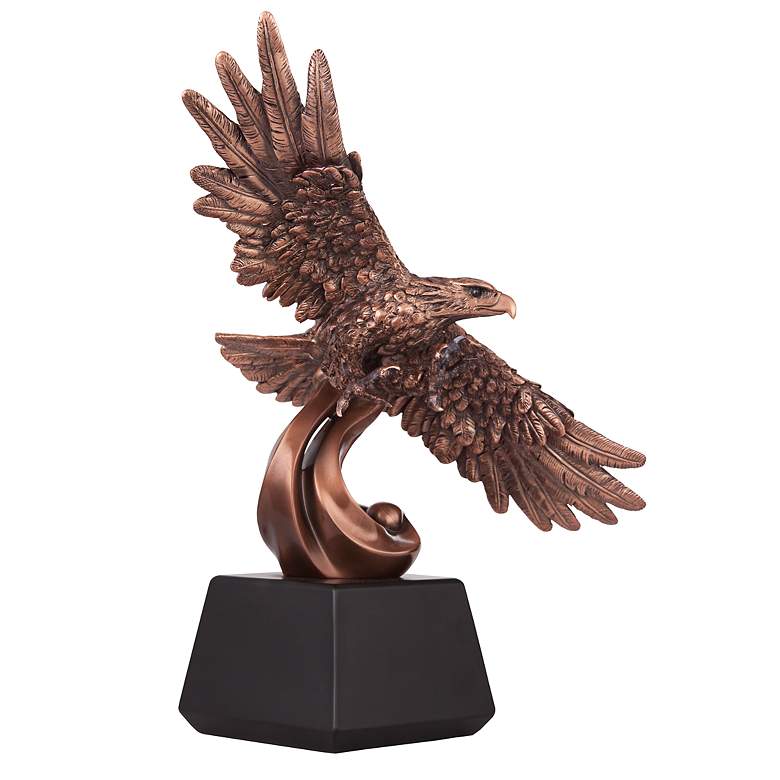 Image 1 Soaring American Eagle 12 1/2 inch High Table Sculpture