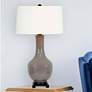 Socialite Dark Taupe Ceramic Table Lamp