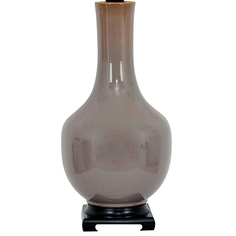 Image 4 Socialite Dark Taupe Ceramic Table Lamp more views