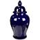 Socorro Cobalt Blue 19" High Ceramic Temple Jar