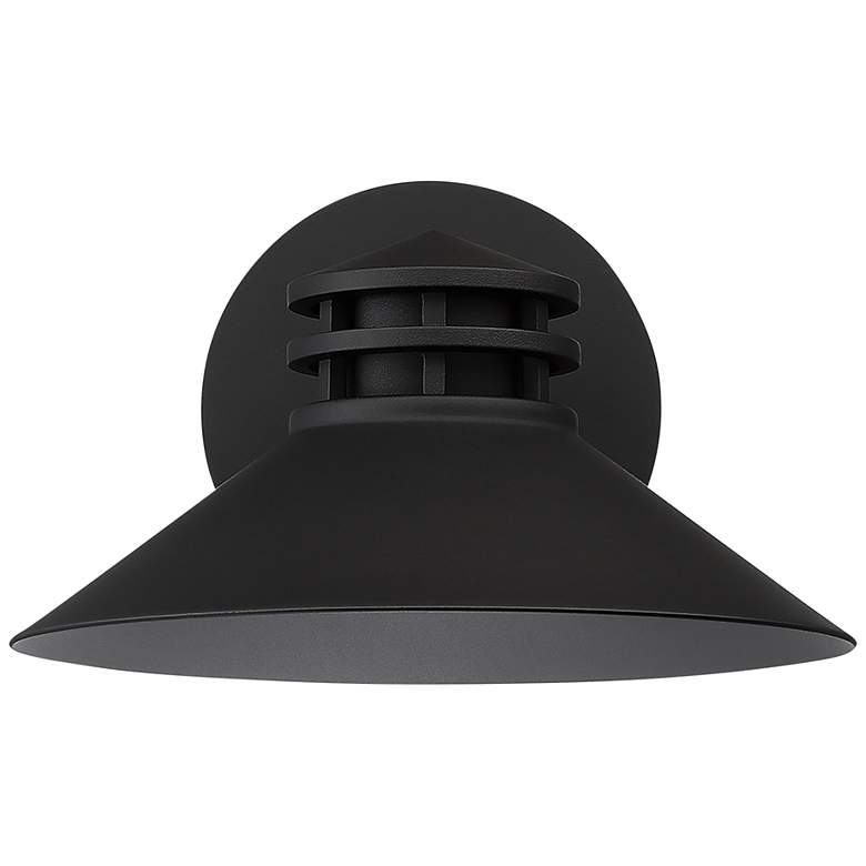 Image 3 Sodor 6.88 inchH x 10.63 inchW 1-Light Outdoor Wall Light in Black more views