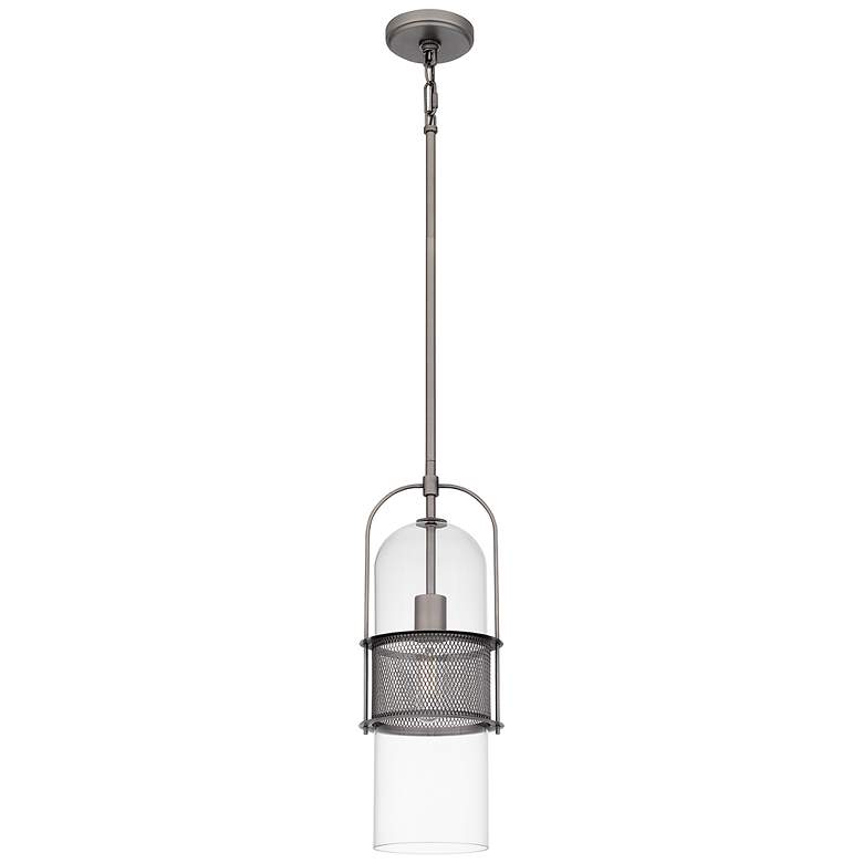 Image 1 Soffer 1-Light Antique Nickel Mini Pendant Light