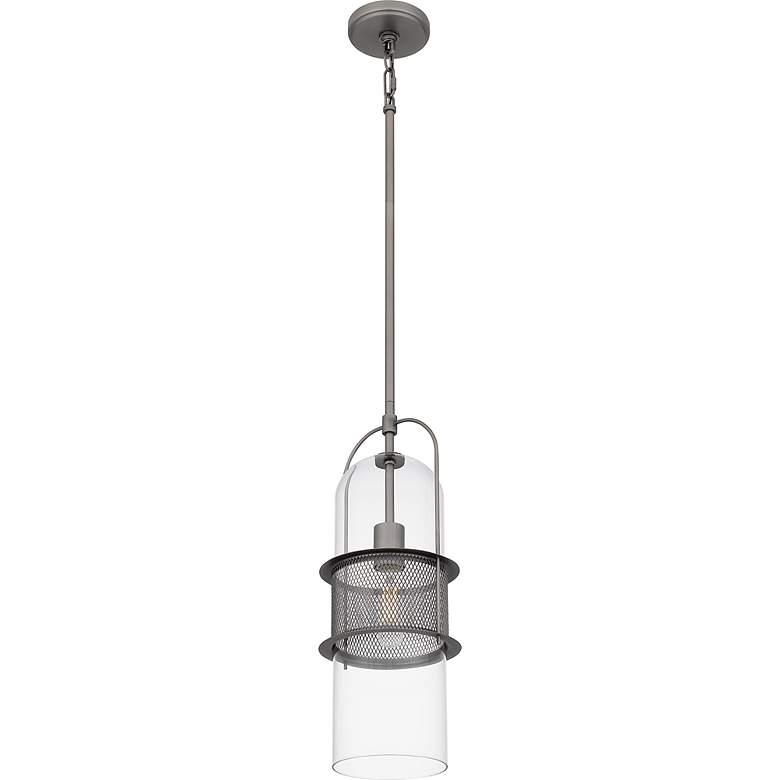Image 4 Soffer 1-Light Antique Nickel Mini Pendant Light more views