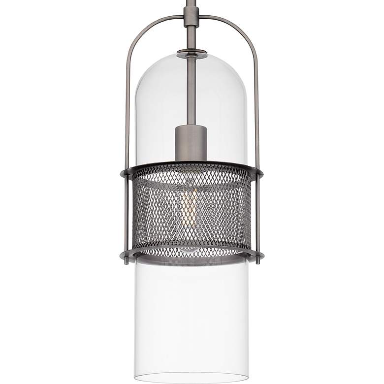 Image 5 Soffer 1-Light Antique Nickel Mini Pendant Light more views