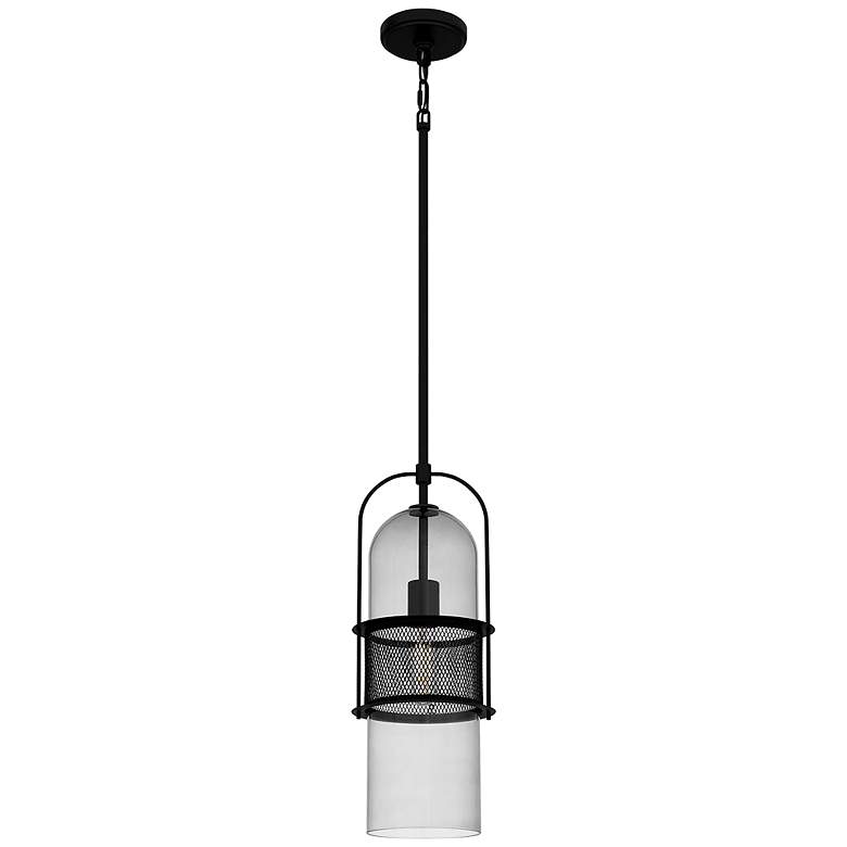 Image 1 Soffer 1-Light Matte Black Mini Pendant Light
