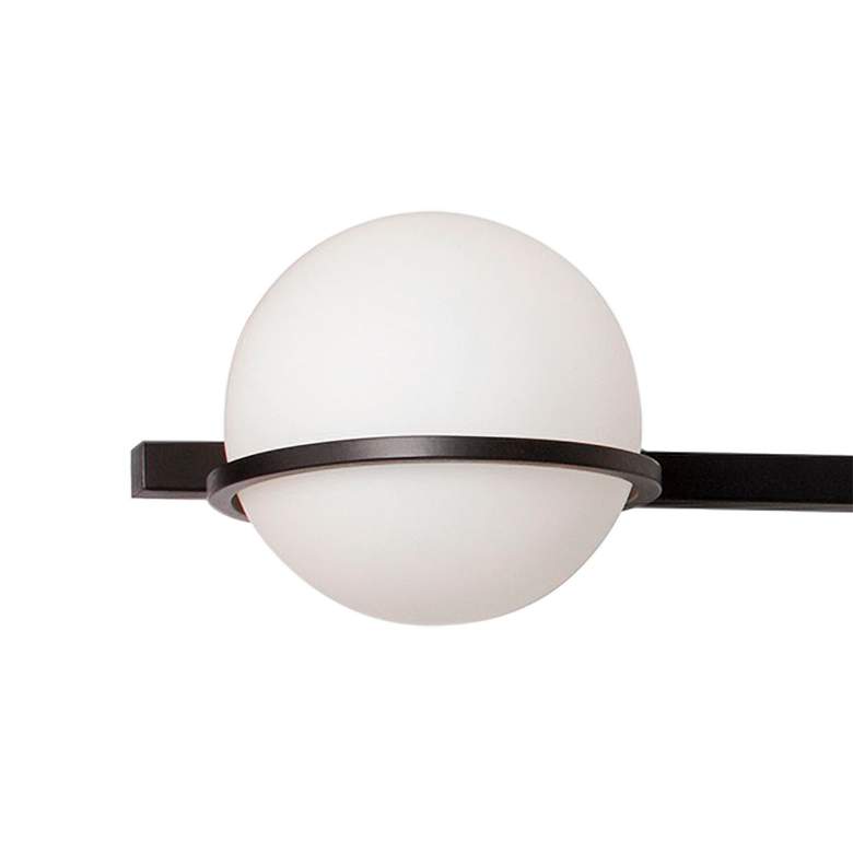 Image 2 Sofia 23" Wide Painted Black 3-Light Bath Light more views