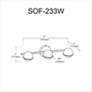 3_Sofia 23" Wide Polished Chrome 3-Light Bath Light more views