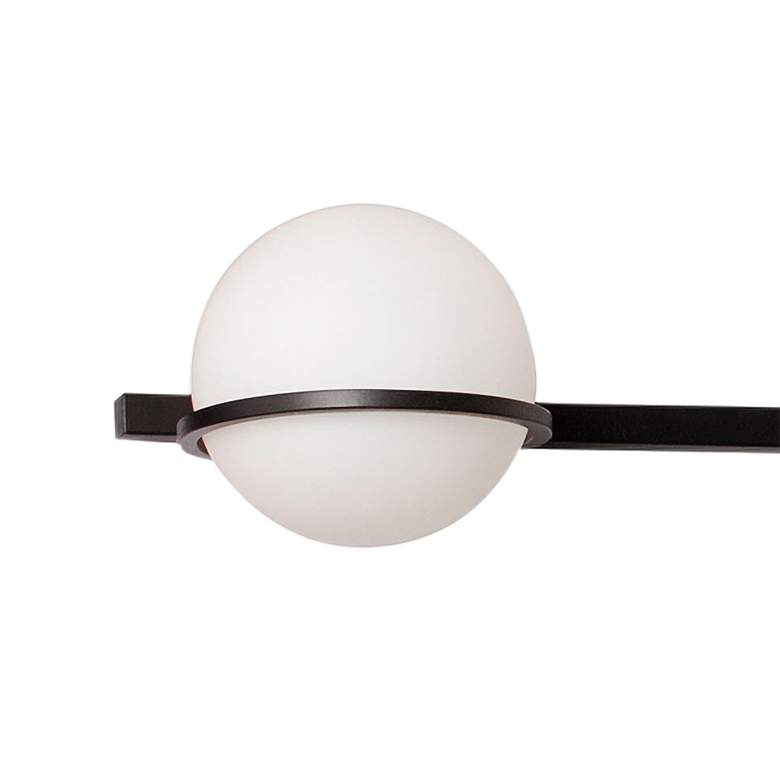 Image 2 Sofia 32 inch Wide Painted Black 4-Light Bath Light more views