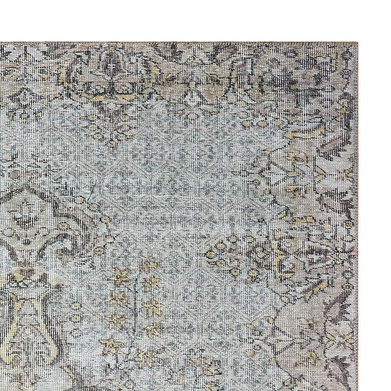 Image 2 Sofia 85816 5&#39;3 inchx7&#39;6 inch Gray and Gold Area Rug more views