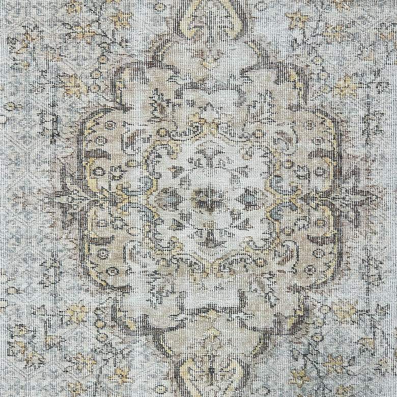 Image 3 Sofia 85816 5&#39;3 inchx7&#39;6 inch Gray and Gold Area Rug more views
