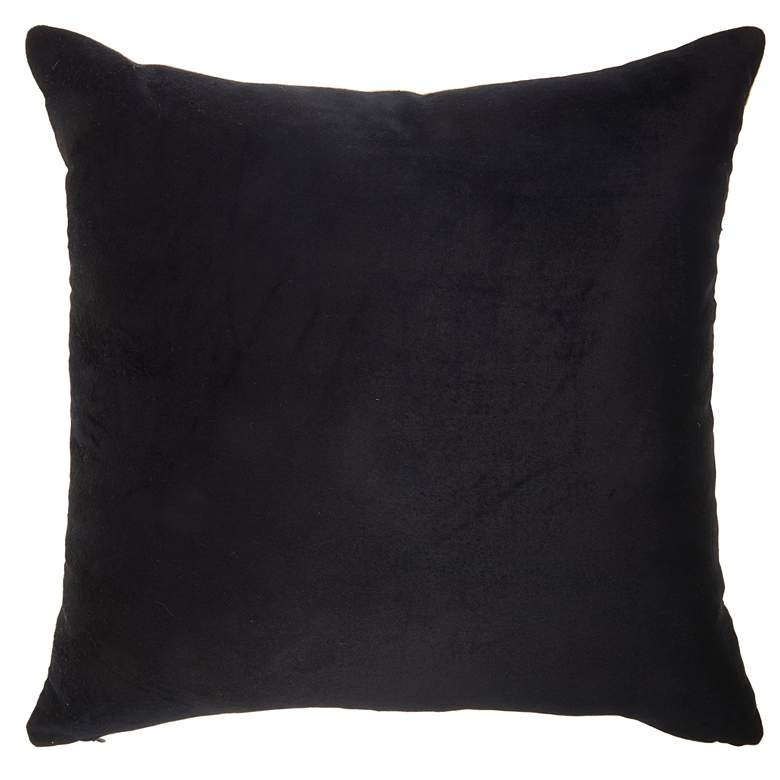 Image 4 Sofia Beige Gold Metallic Skull 20" Square Throw Pillow more views