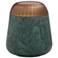 Sofia Box - Dark Green - Antique Brass - Large