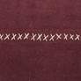3_Sofia Burgundy Stitch Velvet Frills 22"x14" Throw Pillow more views
