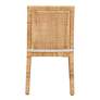 7_Sofia Natural Wood and Rattan Dining Chair more views