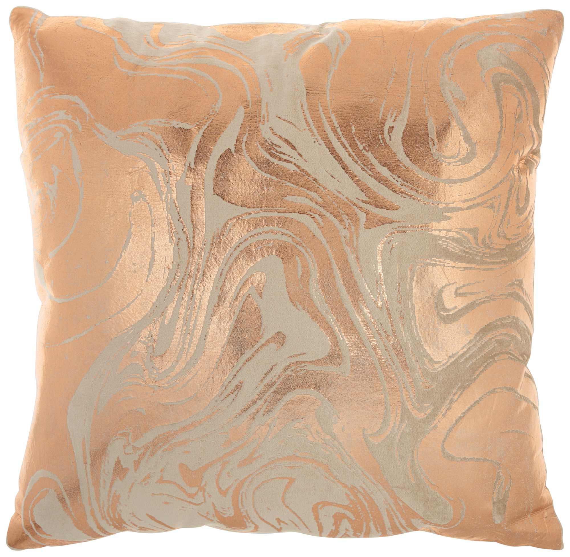 Metallic 2024 marble pillow