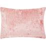 Sofia Rose Velvet Tassels 20" x 14" Rectangular Throw Pillow