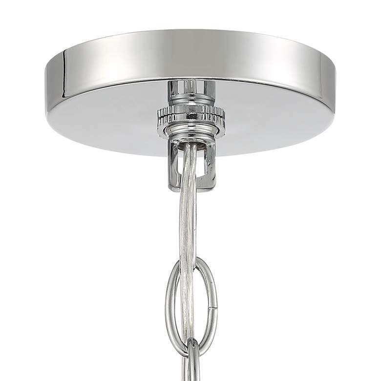 Sofie 8 1/2&quot; Wide Chrome and Crystal Mini Pendant Light more views