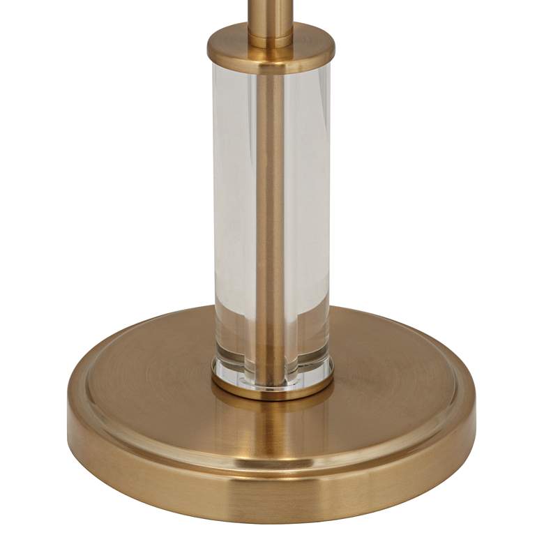 Image 5 Sofie Crystal and Brass Pull Chain Table Lamp more views