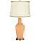 Soft Apricot Anya Table Lamp with President's Braid Trim