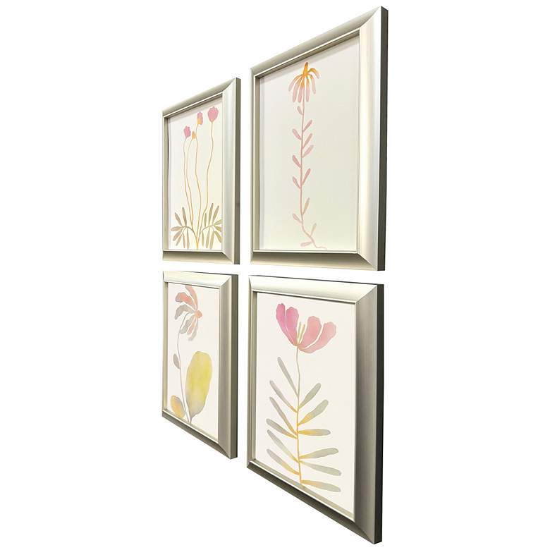 Image 2 Soft Bloom Framed Art Set of 4 more views