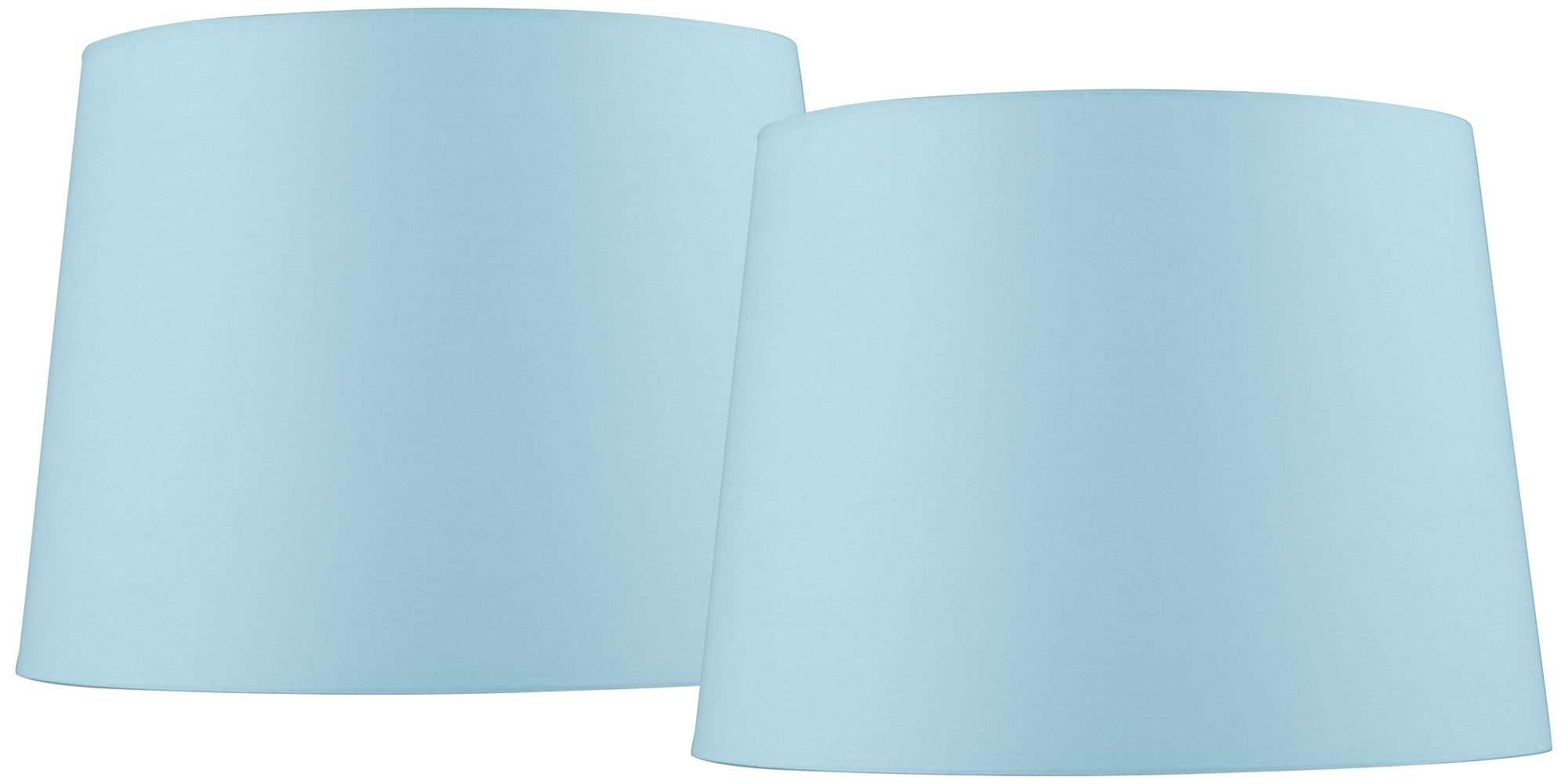 Blue drum lamp deals shade