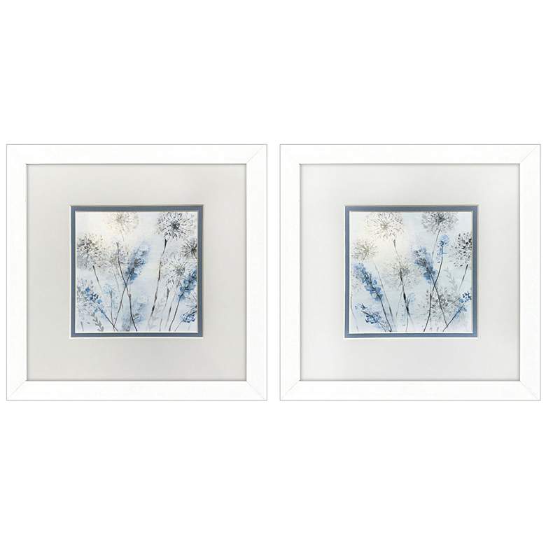 Image 1 Soft Country Morning 11"W x 11"H Framed Wall Art Set of 2