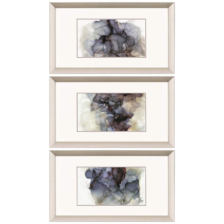 Image 1 Soft Dreams 33" Wide 3-Piece Framed Giclee Wall Art Set