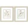 1_Soft Lace 15"W x 17"H Traditional Framed Art Set of 2