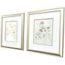 2_Soft Lace 15"W x 17"H Traditional Framed Art Set of 2 more views