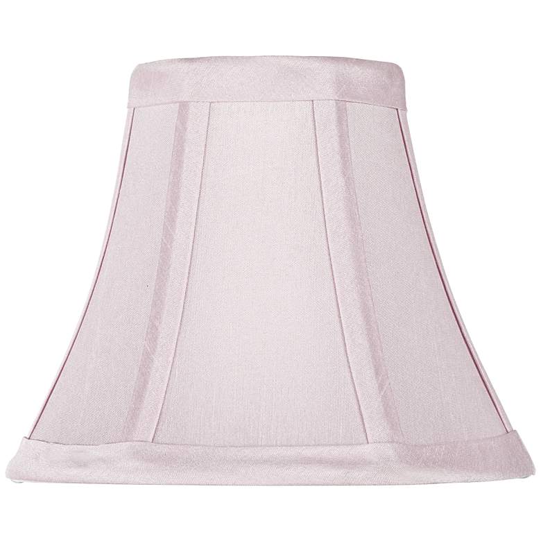 Image 1 Soft Pink Bell Lamp Shade 3x6x5 (Clip-On)