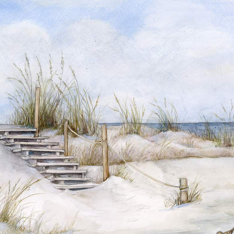 Image 2 Soft Sands 40" Wide All-Weather Outdoor Canvas Wall Art more views
