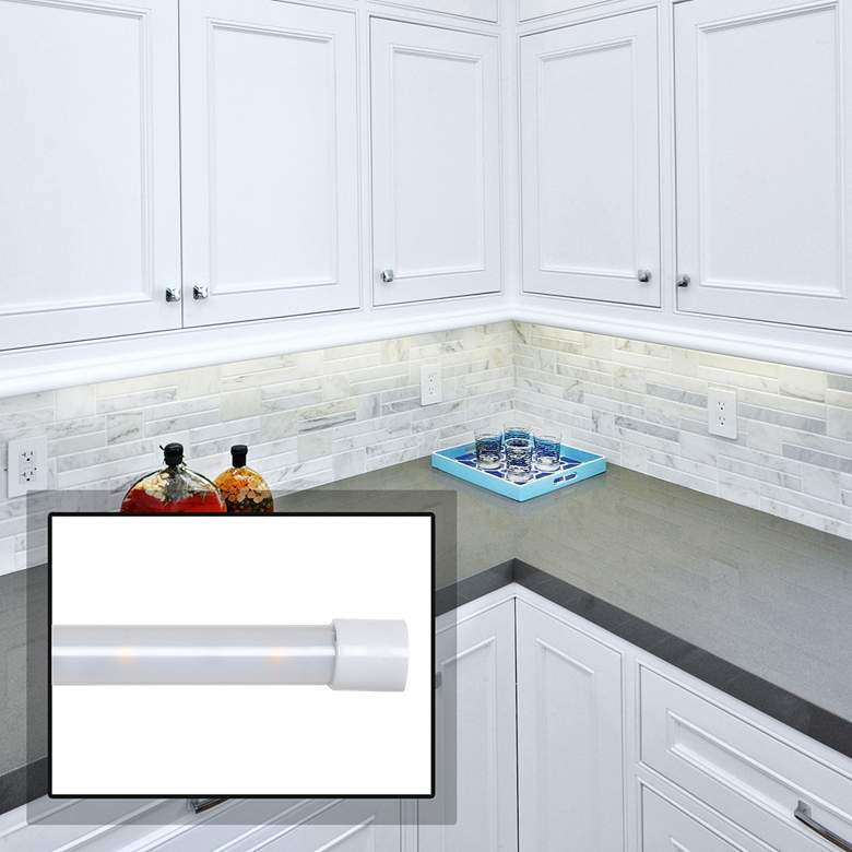 Image 1 Soft Touch 23 inch Wide White Dimmable LED Under Cabinet Light