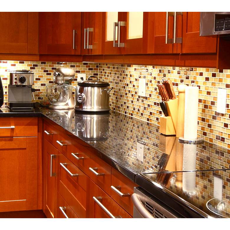 Image 6 Soft Touch 34" Wide White Dimmable LED Under Cabinet Light more views