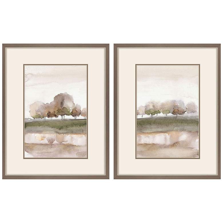 Image 1 Soft Welcome Spring 19"W x 25"H Framed Art Set of 2