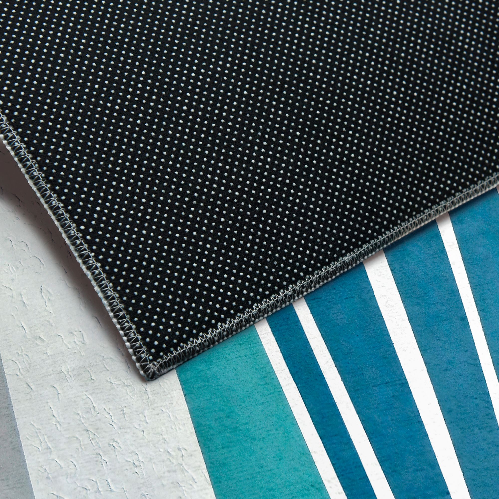 Image 4 Soften The Edge Washable Geometric Art Area Rug size 8'x10' more views